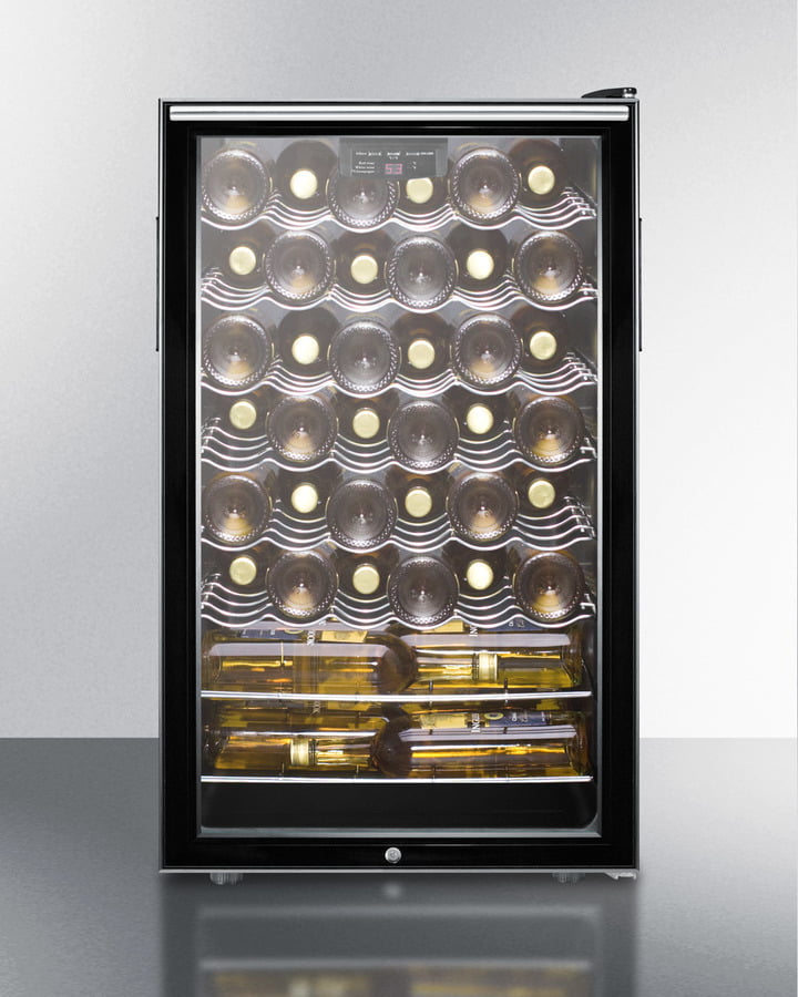 Summit SWC525LBIHHADA 20" Wide Built-In Wine Cellar, Ada Compliant