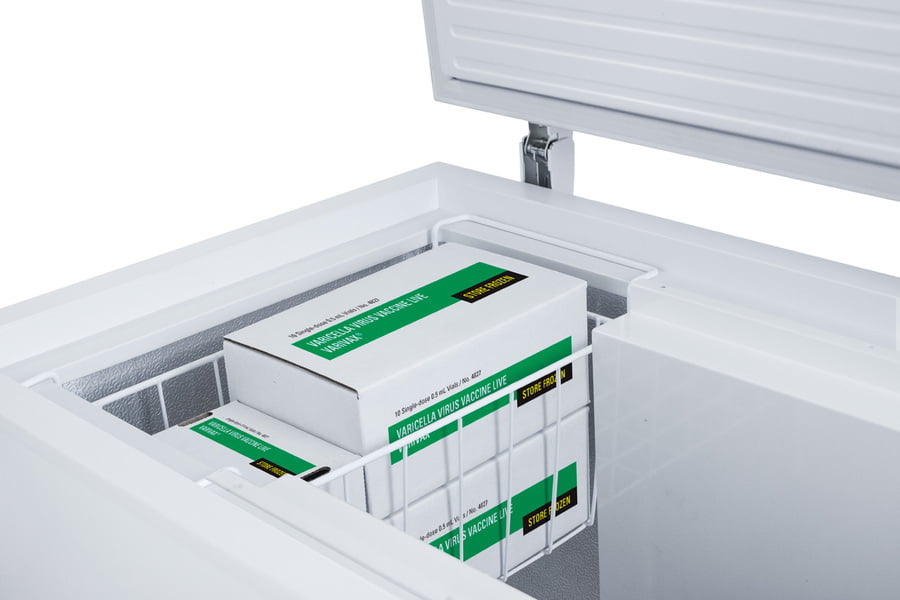 Summit VT85IB Laboratory Chest Freezer Capable Of -30 C (-22 F) Operation With Dual Blue Ice Banks
