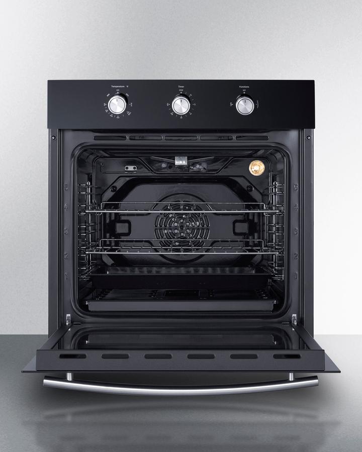 Summit SGW242BKLP 24" Wide Lp Gas Wall Oven