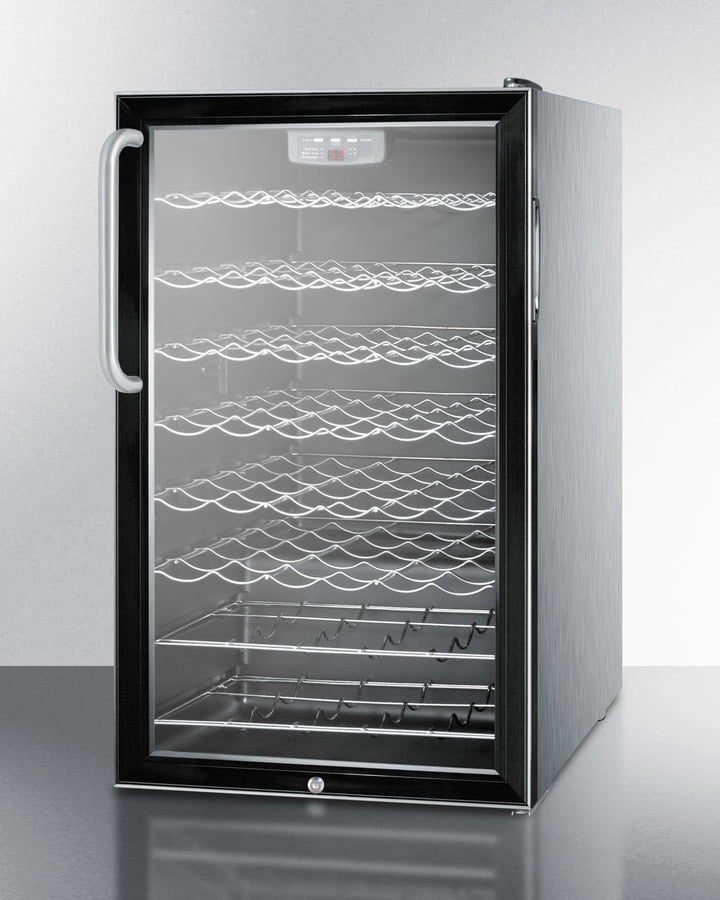 Summit SWC525LCSS 20" Wide Built-In Wine Cellar