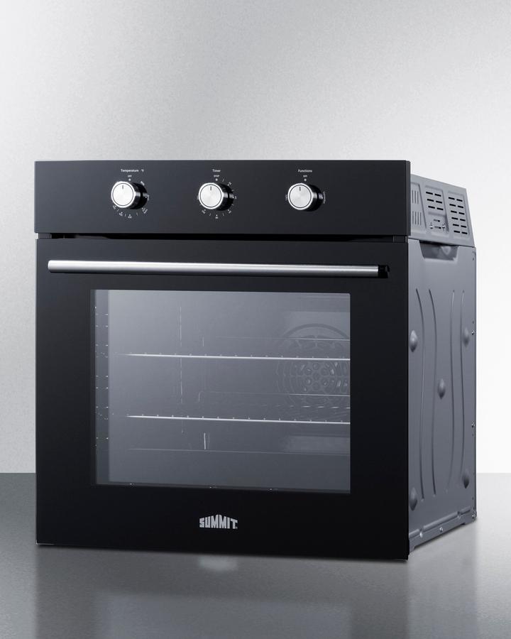 Summit SGW242BKLP 24" Wide Lp Gas Wall Oven