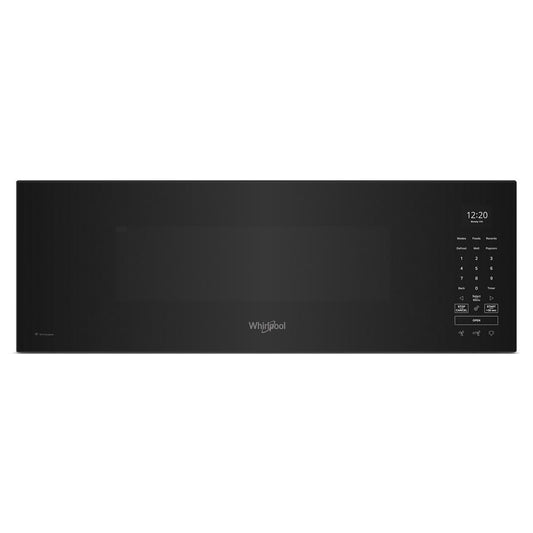 Whirlpool WMML5530RB 1.1 Cu. Ft. Smart Low Profile Microwave Hood Combination With 450 Crm 4-Speed Venting