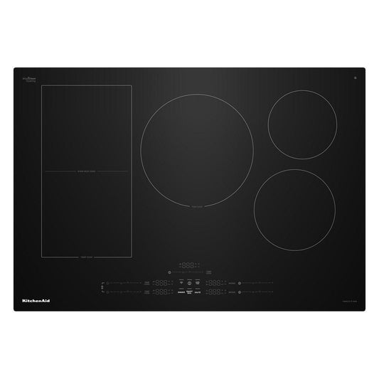 Kitchenaid KCIT730SBL 30" Temp Cook&#8482; Induction Cooktop With 5 Cooking Zones