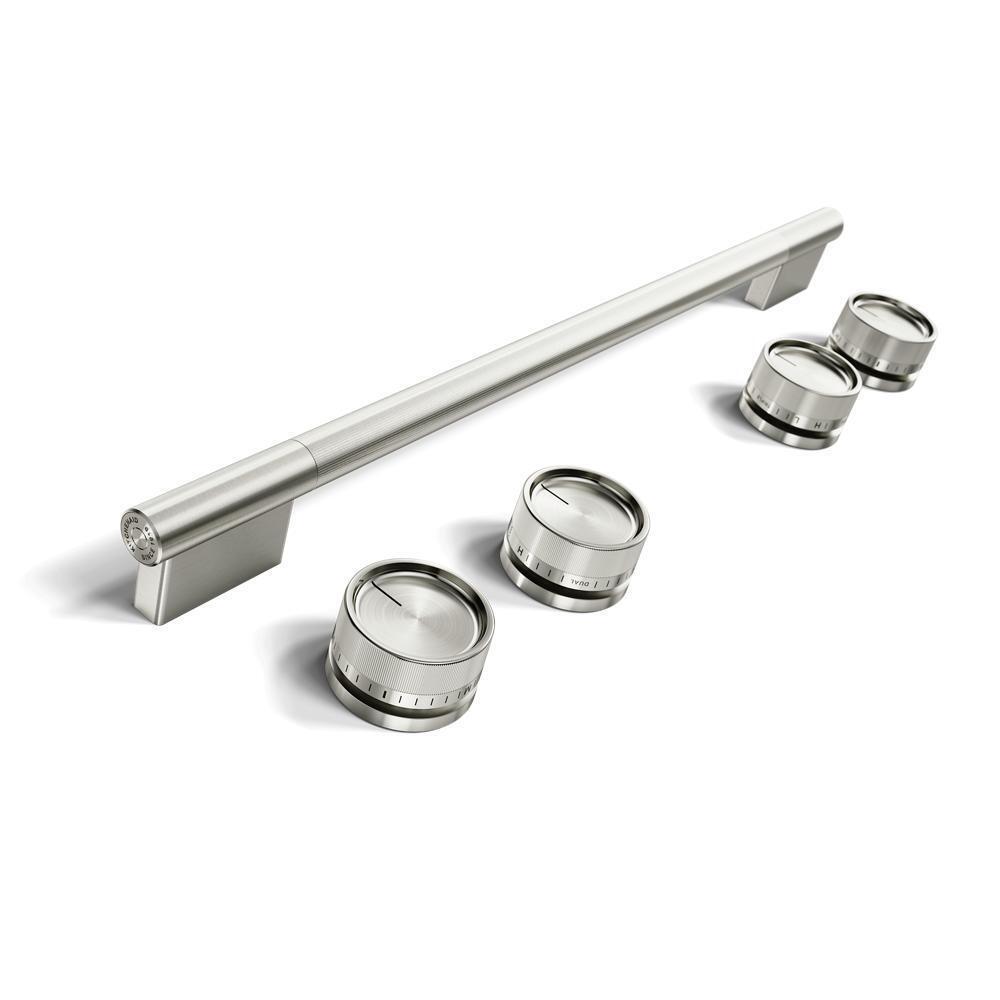 Kitchenaid W11773970 Stainless Steel Handle And Knob Hardware Accessory Kit For Kitchenaid® Slide-In Convectionrange