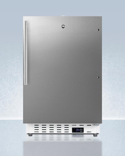 Summit ADA404REFSSHV 20" Wide Built-In Healthcare All-Refrigerator, Ada Compliant