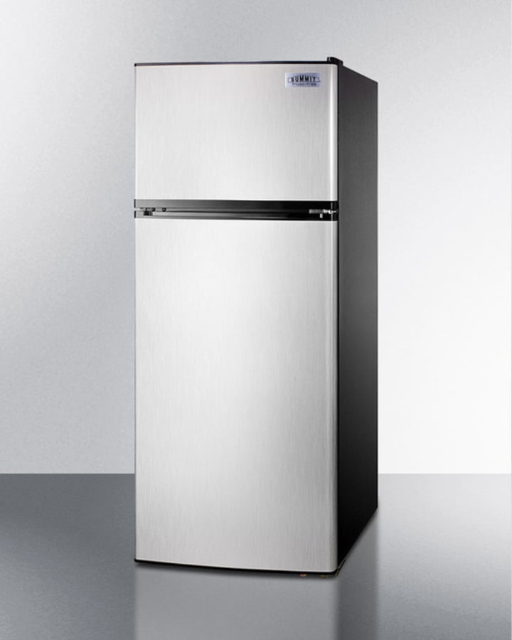 Summit FF1159SSIM 24" Wide Top Mount Refrigerator-Freezer With Icemaker
