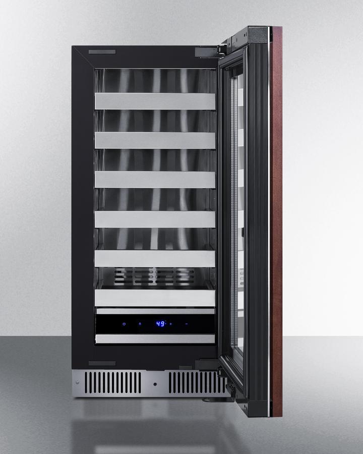 Summit SDHW1532PNRLHD 15" Wide Built-In Wine Cellar (Panel Not Included)