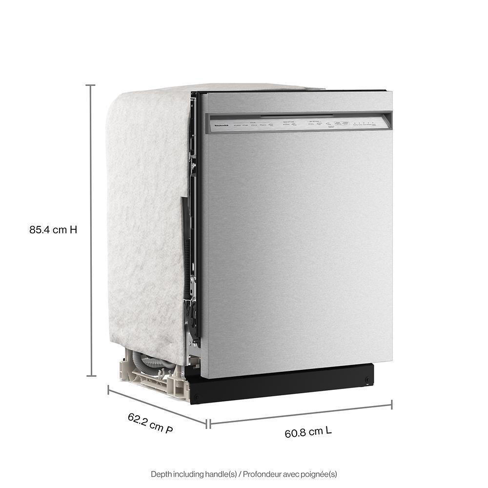 Kitchenaid KDFS224SPS Third Level Utensil Rack Dishwasher With 30+ Total Wash Jets In Printshield&#8482; Finish, 47 Dba