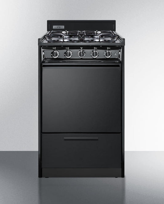 Summit TTM1107CS 20" Wide Gas Range