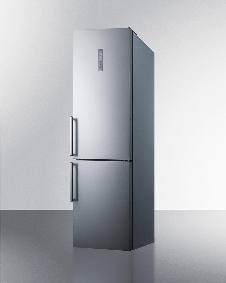 Summit FFBF192SSBI 24" Wide Built-In Bottom Freezer Refrigerator