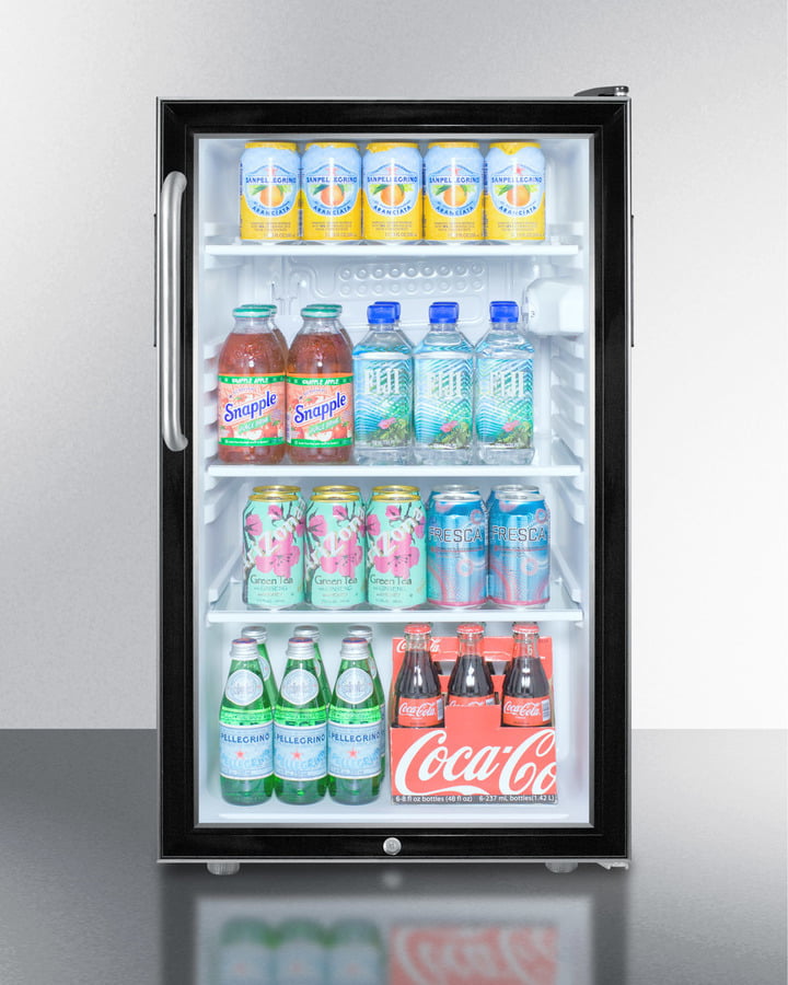 Summit SCR500BLBI7TB 20" Wide Built-In All-Refrigerator