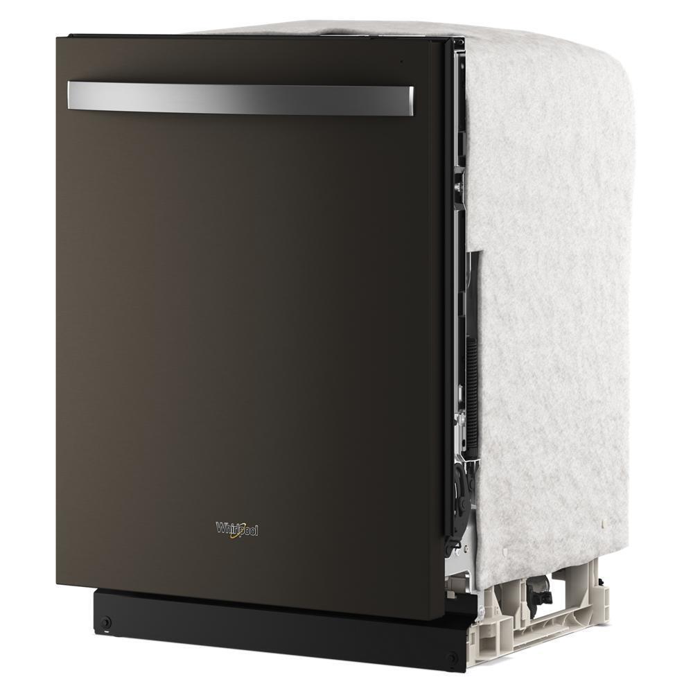 Whirlpool WDTS8024SV Whirlpool® 24-Inch Dishwasher With Total Coverage Wash Action And Auto Open Air Dry In Fingerprint Resistant Black Stainless