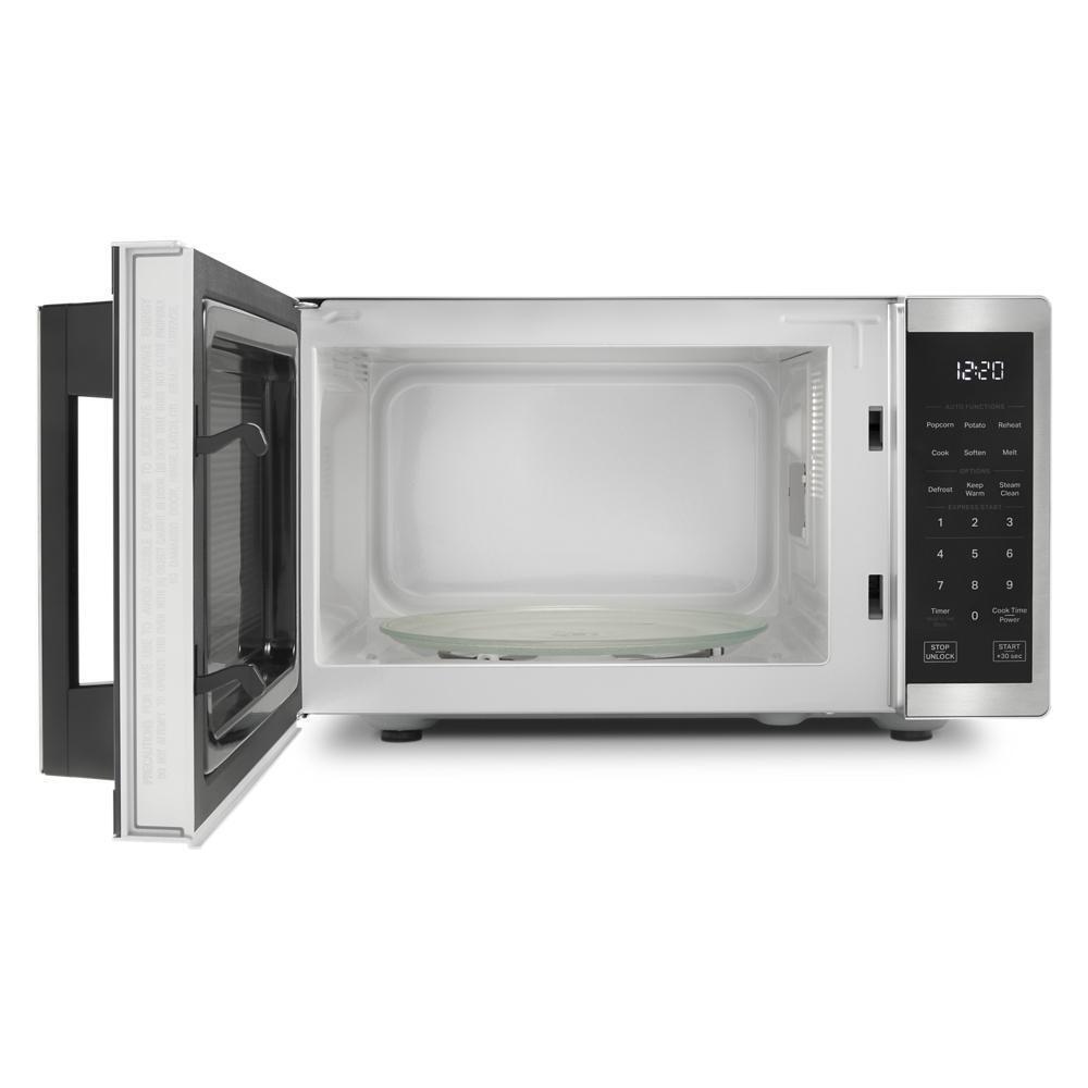 Whirlpool WMCS3019RS 0.9 Cu. Ft. Stainless Steel Countertop Microwave With Steam Clean - 900 Watt