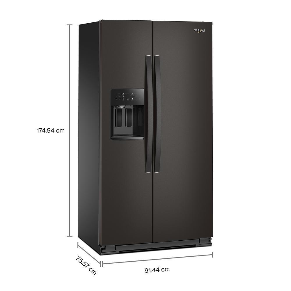 Whirlpool WRSC5536RV 36-Inch Wide Side-By-Side Refrigerator - 21 Cu. Ft.