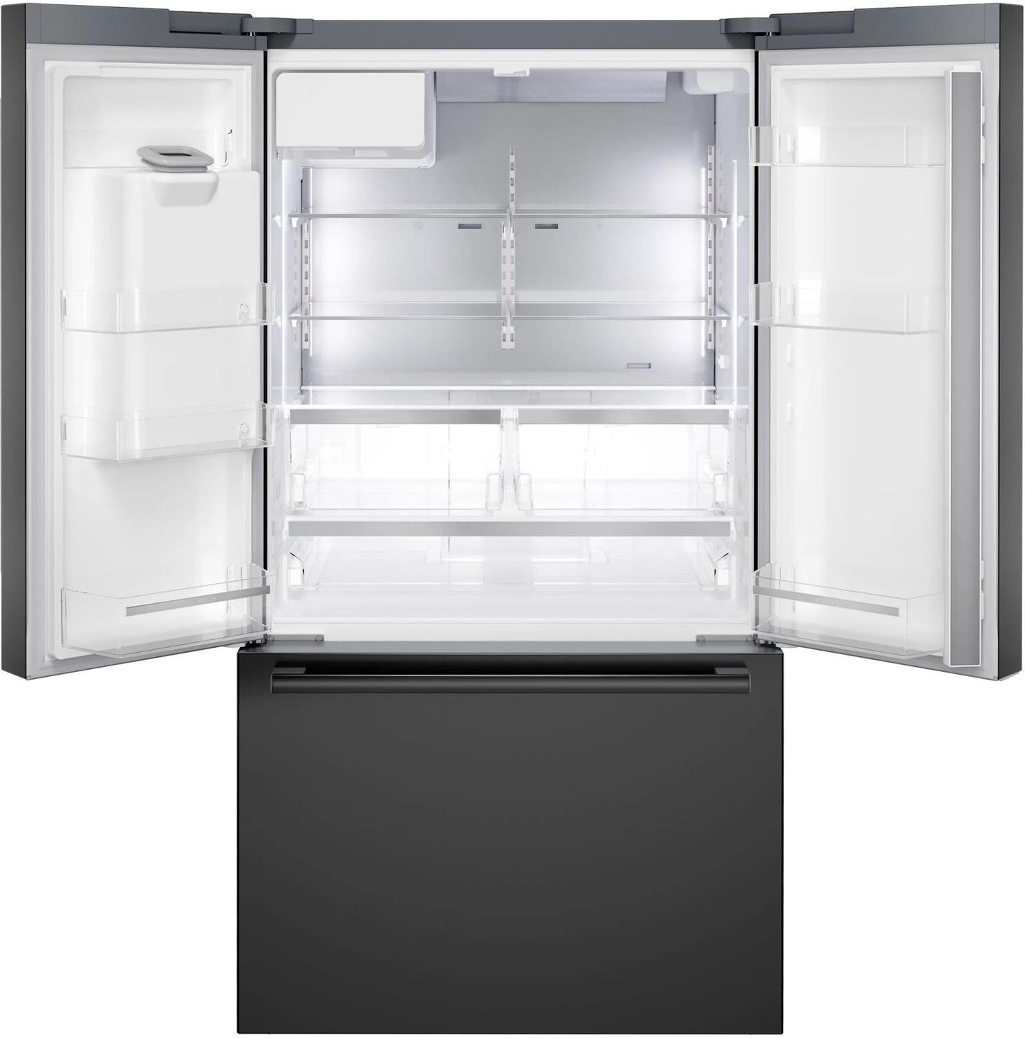 Bosch B36CD52SNB 500 Series French Door Bottom Mount Refrigerator 36" Black Stainless Steel, Total No Frost
