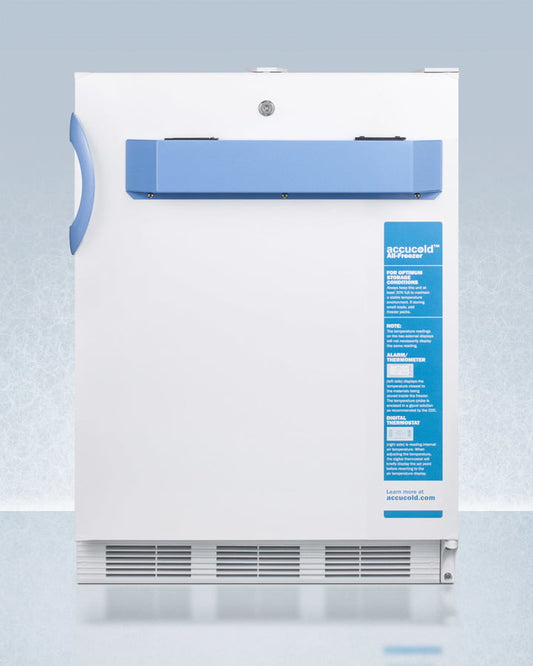 Summit VT65MLBI7MED2ADA Built-In Undercounter Ada Compliant Medical/Scientific -25 C Capable All-Freezer With Front Control Panel Equipped With A Digital Thermostat And Nist Calibrated Thermometer/Alarm