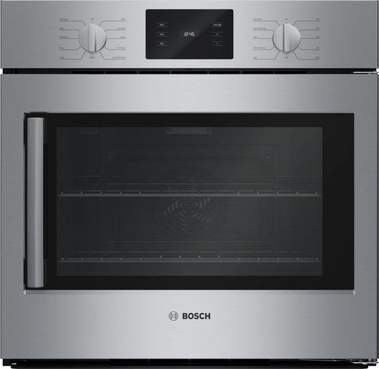 Bosch HBL5455RUC 500 Series Single Wall Oven 30" Right Sideopening Door, Stainless Steel